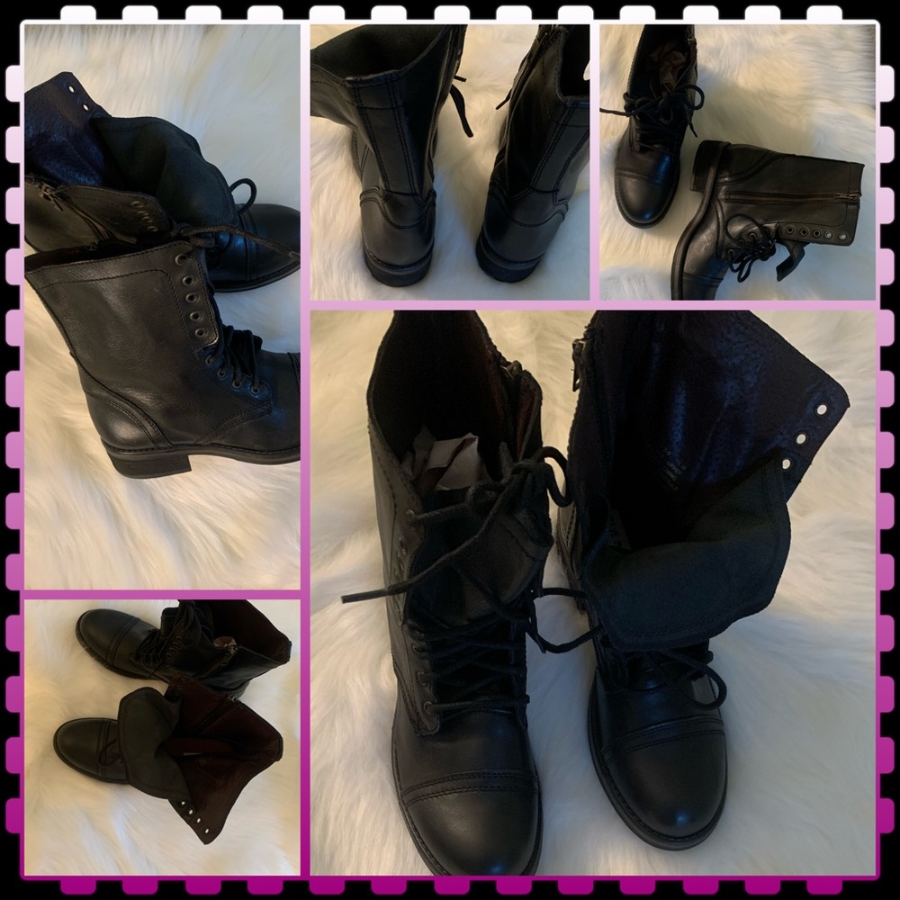 💰🥾PRICE DROP💥STEVE MADDEN LEATHER BOOTS 💝